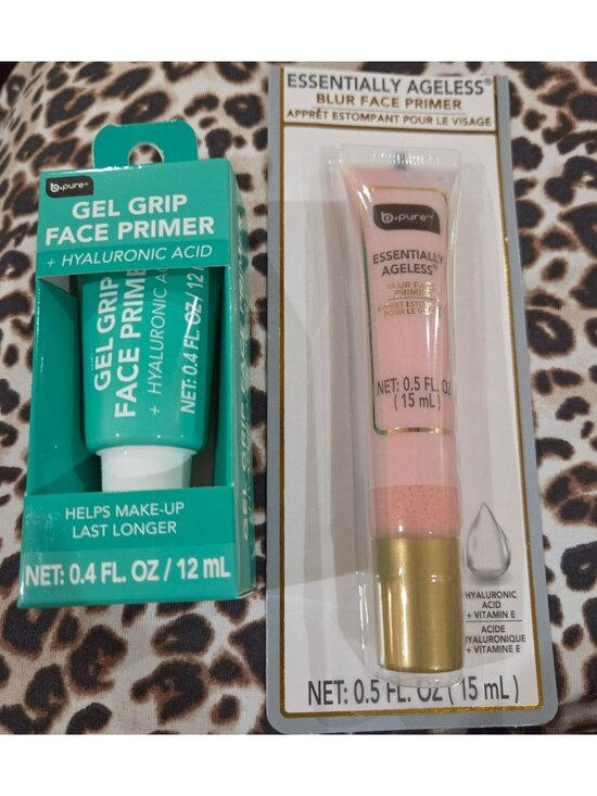 B.Pure Other - B.Pure Gel Grip & Essentially Ageless Blur Face Primer Duo 0.4/0.5 Fl Oz Hyaluro